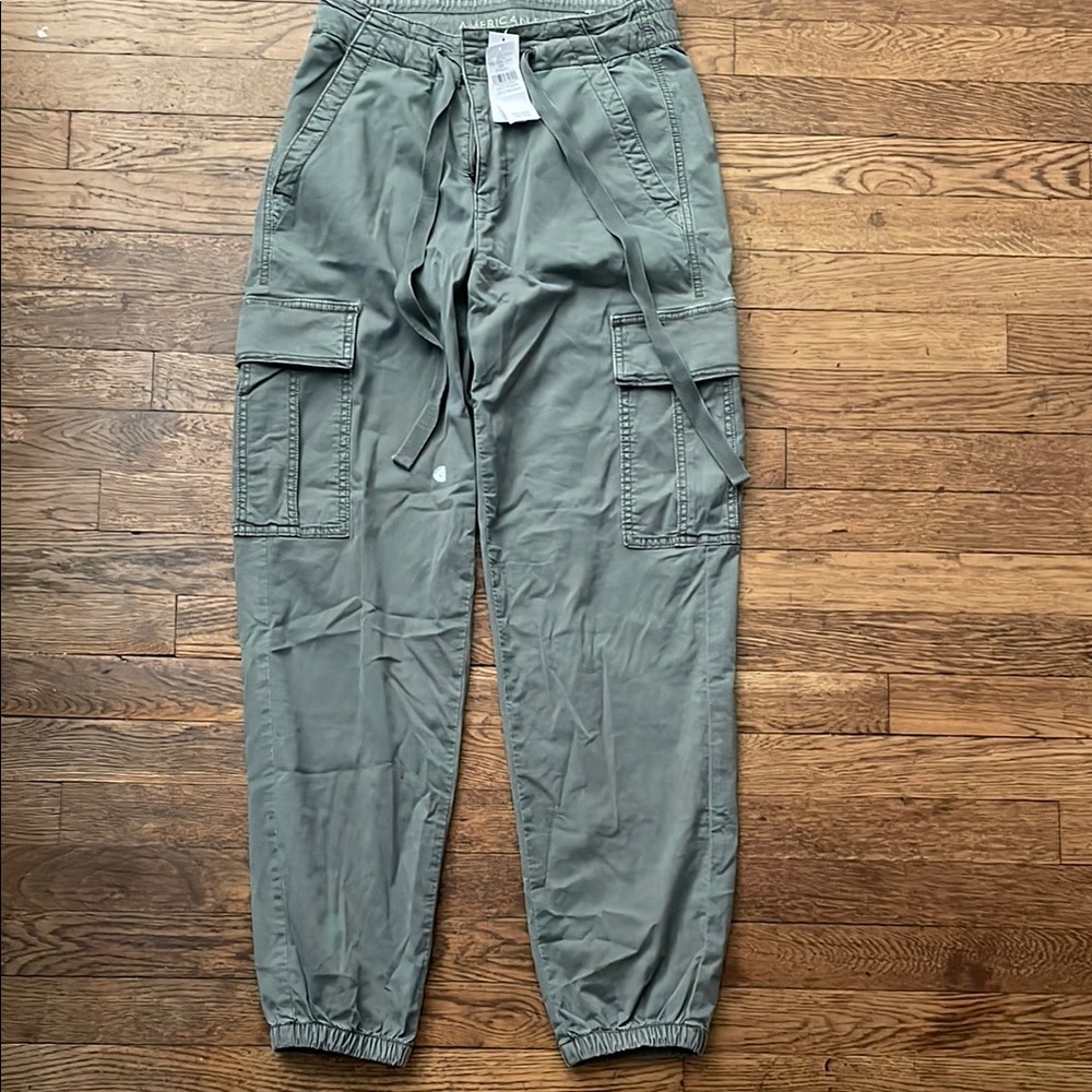 NWT American Eagle Outfitters Green Cargo Pants